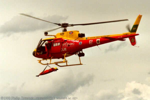 WestPac Rescue Helicopter demonstrates winching