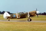 P-40E taxying